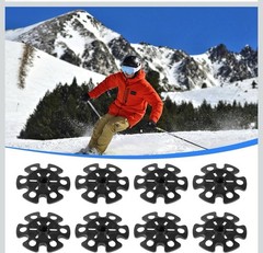 8pcs Ski Pole Baskets Replacement, Snowflake Basket for Trekking Pole, Replac…