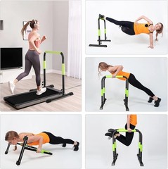 Sturdy Green Walking Pad Handle Bar – Non-Slip, Tool-Free Assembly for All Users