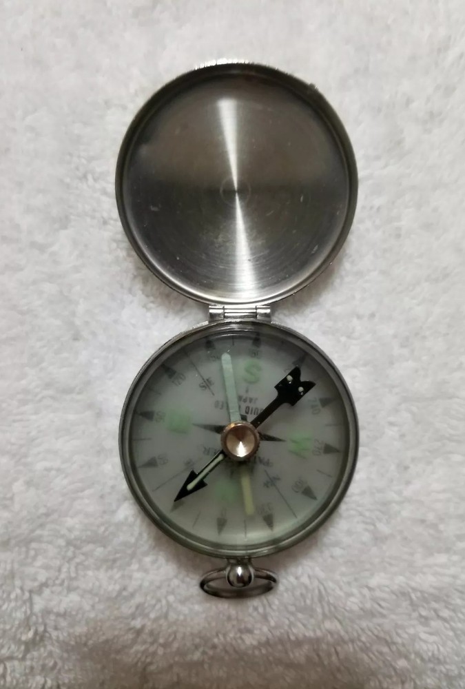 Vintage Liquid Filled Compass Pathfinder Precise Japan (Pre-Owned) Not Working!