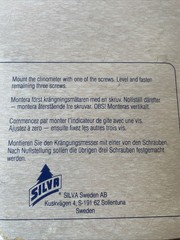 Silva Marine Clinometer Made in Sweden