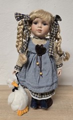 Artist doll porcelain doll doll 38 cm collector rarity Vintage