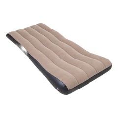 Amphibious Inflatable Lounge Chair Plush Outdoor Single Sofa 175x74x29cm