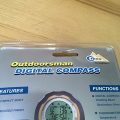 2003 Outdoorsman by Coghlan’s Digital Compass Clock Alarm Calender Thermometer