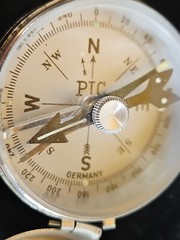 NYMA Vintage PIC military Compass Lock Direction Arrow Made in Germany 9d68