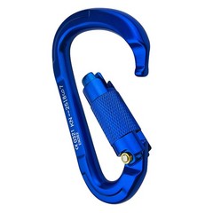 5 – 25kn Carabiners Heavy Duty Climbing Twist Gate Auto Locking Aluminum D Ring