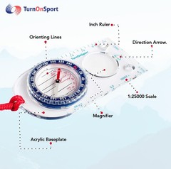 Advance Orienteering Compass – Portable Hiking & Camping Navigation Tool