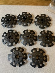 8pcs Ski Pole Baskets Replacement, Snowflake Basket for Trekking Pole, Replac…