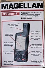 Magellan GPS Blazer 12 Satellite Navigator w/ Manual Outdoors/Hiking Tested EUC