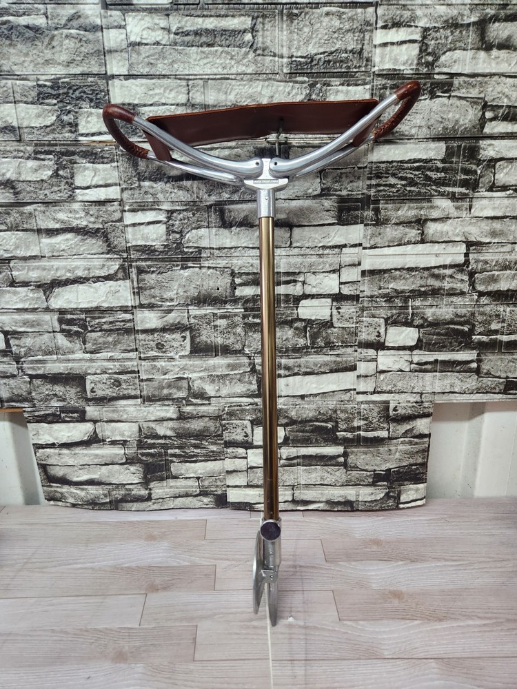 Vintage Gamebird Shooting Walking Stick Leather Seat – Made in England