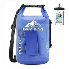 Dry Bag Waterproof for Women Men, 5L//20L/30L/40L Roll Top 10L Bluish Violet