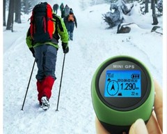 Handheld Location Finder Mini GPS Hiking Tracker Pace Compass Electronic Outdoor