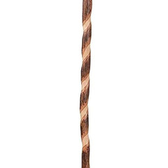 Brazos Twisted Hickory Wood Walking Stick 58 Inch Height