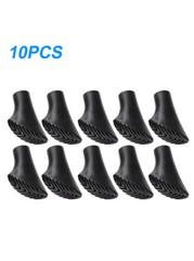 10 Reinforced Rubber Tip End Cap Hammers Trekking Pole Hiking Walking Stick Cane