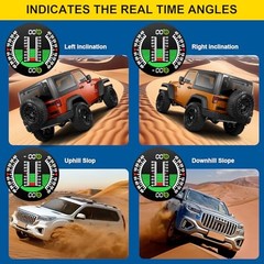 Car Inclinometer for Off-Road Driving, GPS Speedometer MPH KMH with AM50-B