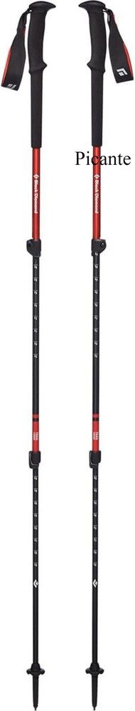 BLACK DIAMOND Trail Trekking Poles (Pair) | 100-140 cm (Foam Grip), Picante