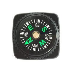 4pcs Mini Compass North Navigation Button for Paracord Bracelet Bag Strap Watch