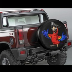 Parrot Pirate Spare Tire Cover Waterproof Sun Protection Fit for Trailers, Rv…