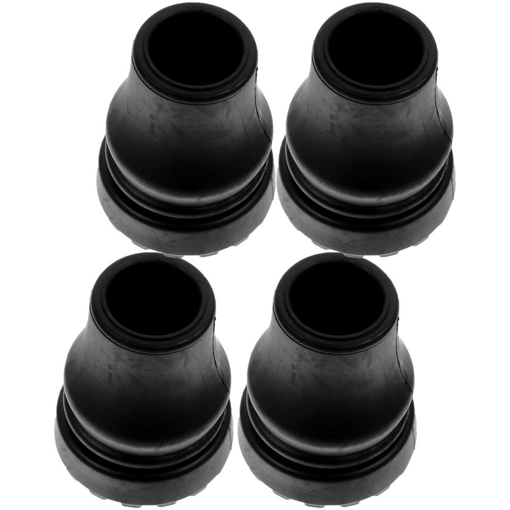 4pcs Trekking Pole Tip Replacement Crutch Foot Cover Anti- Cane Foot Pad