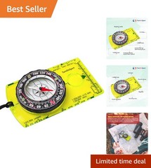 Kids Survival Compass with Magnifying Glass and Scale