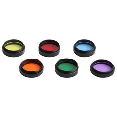 Essential 6pcs Telescope Filters for Astronomical Observation with Storage Box
