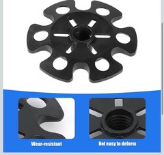 8pcs Ski Pole Baskets Replacement, Snowflake Basket for Trekking Pole, Replac…