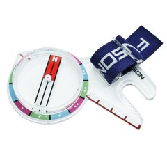 FRENSON X-FOREST COLORS compass for orienteering, balanced for MN magnetic zone