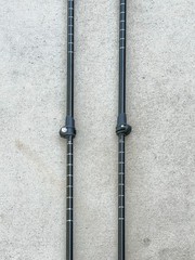 Set of Cascade Mountain tech Trekking Poles 100-135CM Orange Black .. 6Y