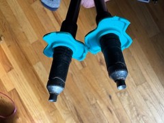 BLACK DIAMOND distance carbon Z DEMO trail run poles ultralite 3 section 105 cm