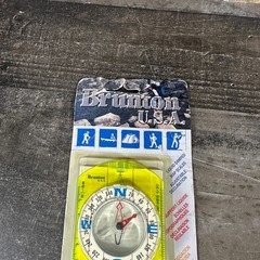 Brunton USA 9020G Compass Liquid Filled Survival Backpacking Hunting Hiking NOS