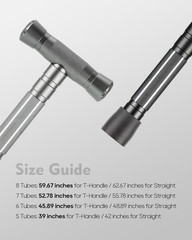 G3 Tactical Hiking Stick, 5-8 Tube Staff with Multi-Tool | Heavy-Duty Aerospace