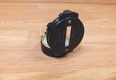 Unbranded / Generic Round Black & Gold Engineer Directional Compass Only *READ*