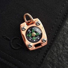 MecArmy CMP2, Copper, EDC Compass, With Fluorescence Glow and Beaded Chain