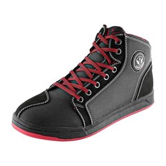 Men’s Motorcycle Boots Rider Racing Hiking Trekking Outdoor 11 Hw001 Black Red