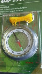 Vintage Coleman Liquid Fillled Map Compass-1999