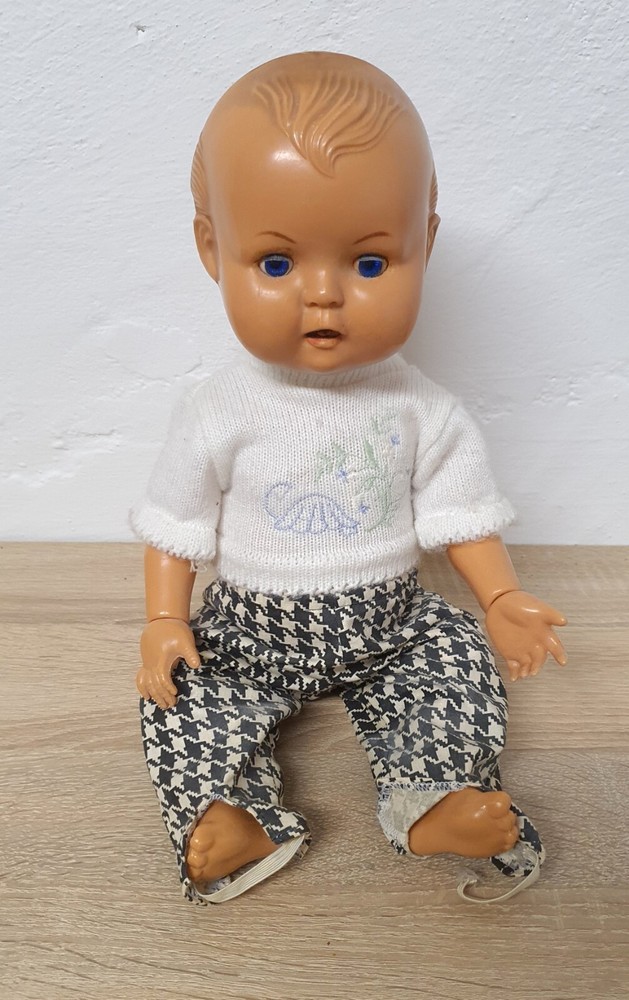 Celluloid celluloid doll doll Ewergreen 9916 38 cm collector RARE