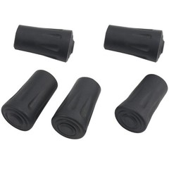 5pcs Replacement Trekking Pole Tip Covers for Outdoor Hiking and Camping