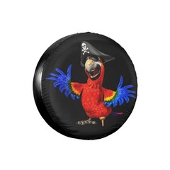 Parrot Pirate Spare Tire Cover Waterproof Sun Protection Fit for Trailers, Rv…