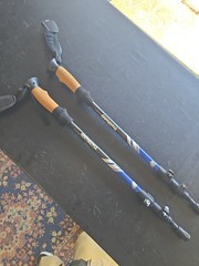 Set of 2 – TrailBuddy Adjustable Trekking Poles Hiking/Walking Sticks