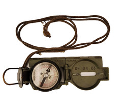 USGI Cammenga Model 3H Tritium Waterproof Lensatic Magnetic Military Compass USA