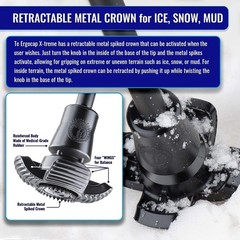 ErgoCap X-Treme Terrain Spike for Ice/Snow – Universal Grip