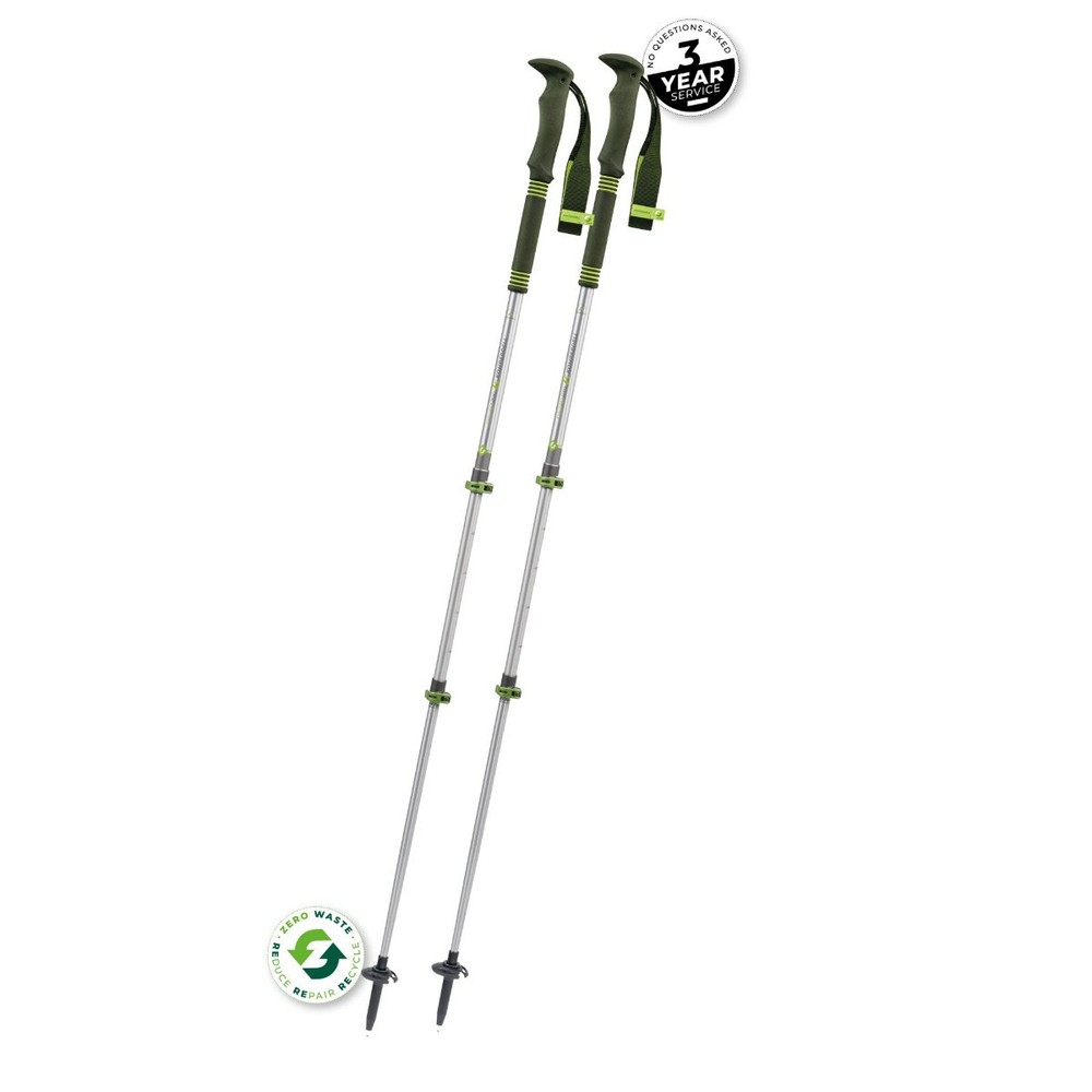 Komperdell Explorer Zero Lightweight Aluminum Trekking Poles with Shock Absorber