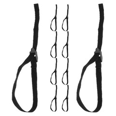 10 Pcs Backpack Strap Keeper Cane Bungee Lanyard Climbing Stick Straps