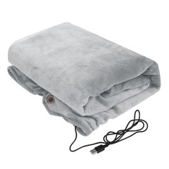 USB Electric Blanket 5V Low Voltage Heating Shawl Portable Warm Wrap for Travel