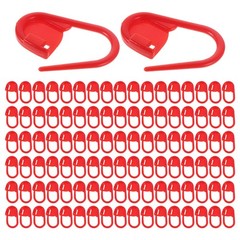 6 Pcs Trekking Pole Clip External Lock for Walking Sticks Hiking Poles Buckle