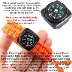 15pcs Slip-On Wrist Compass Hard Shell Liquid Filled Mini Small 23mm, Black