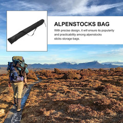 Foldable Trekking Poles Carry Bag – Hiking Stick Storage Backpack