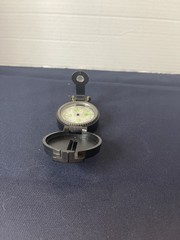 Vintage Engineer Directional Compass Lensatic Metallic Black in Color WORKING