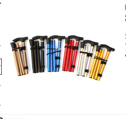 Cane Walking Stick Adjustable Folding walking Aluminum Collapsible Travel Hiking