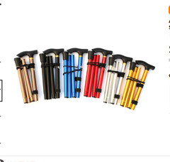 Cane Walking Stick Adjustable Folding walking Aluminum Collapsible Travel Hiking