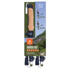Ozark Trail Aluminum Quick Lock Folding Trekking Poles Cork Grip 2 Pack
